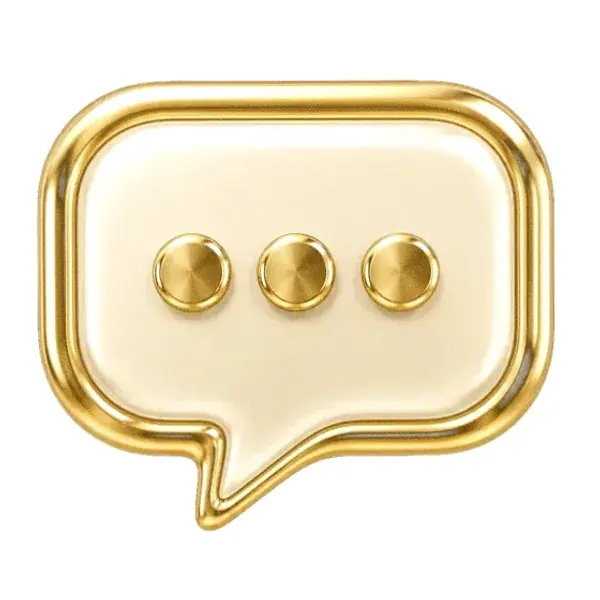Three-dot speech bubble — Mfortune