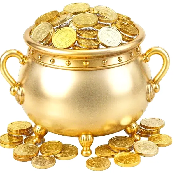 Coin-filled cauldron — Mfortune