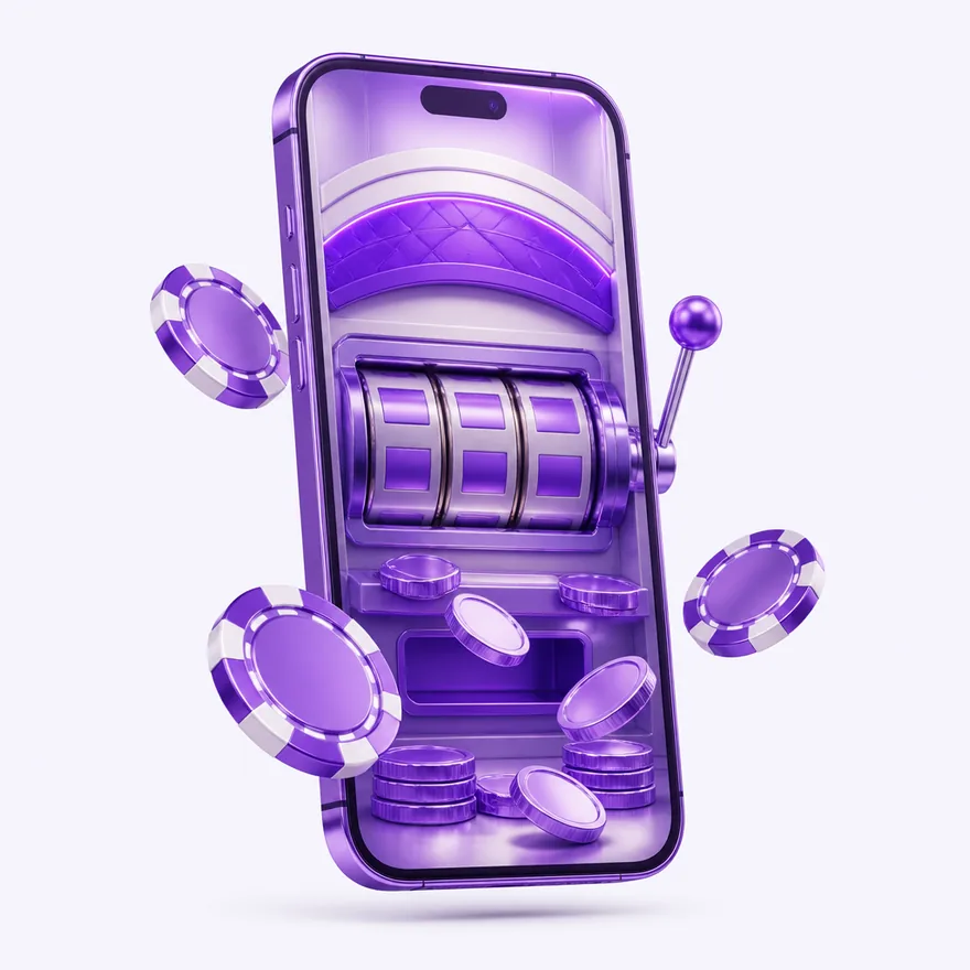 Smartphone with glowing screen — Mfortune