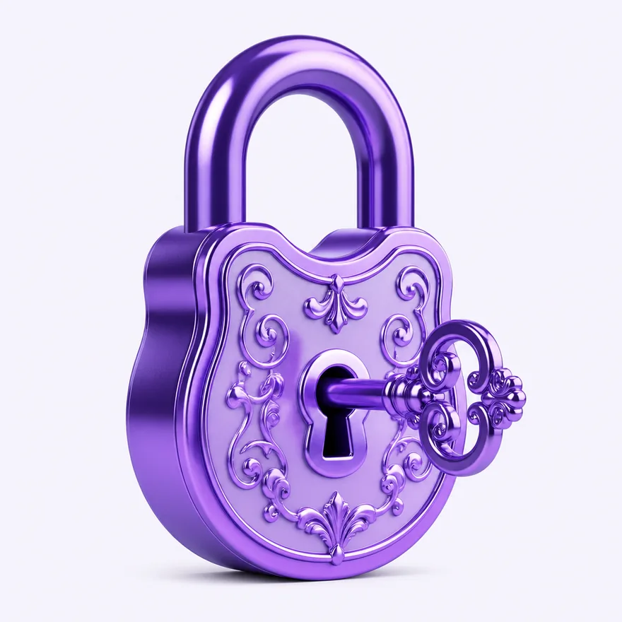 Padlock with key — Mfortune