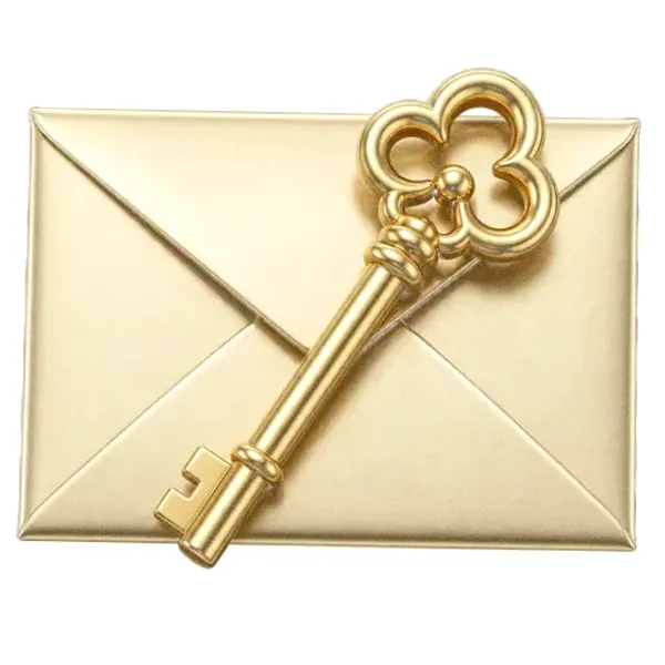 Key on envelope — Mfortune