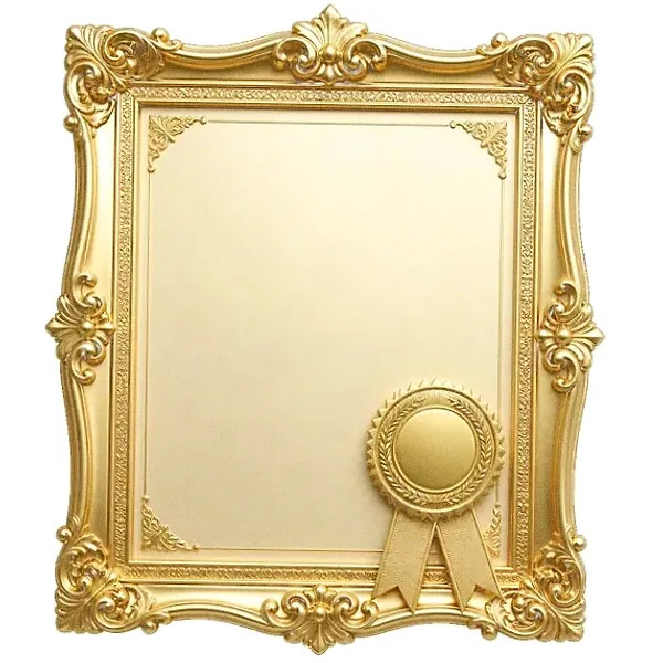 Framed certificate — Mfortune