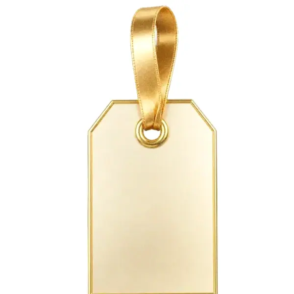 Blank gift tag — Mfortune