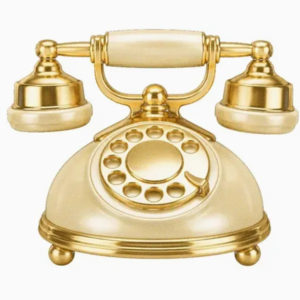 Vintage rotary telephone — Mfortune